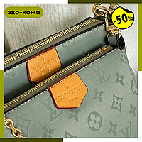 Сумка louis vuitton multi хаки Сумка louis vuitton multi pochette Louis ochoтон multi pochette brown/khaki vip Хаки