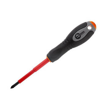Викрутка хрестова ізольована PH1 * 80 мм, 1000 В INTERTOOL VT-3211, фото 1
