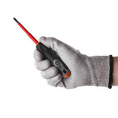Викрутка хрестова ізольована PH1 * 80 мм, 1000 В INTERTOOL VT-3211, фото 5
