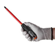 Викрутка хрестова ізольована PH3 * 150 мм, 1000 В INTERTOOL VT-3213, фото 5