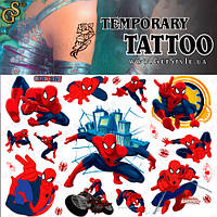 Детские татуировки Человек-паук Spider-Man Tattoo Set