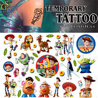 Детские татуировки История игрушек Toy Story Tattoo Set