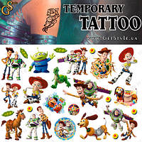 Детские татуировки История игрушек Toy Story Tattoo Set