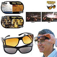Антибликовые очки ночного видения HD vision Glasses 2 в 1 511006Vi