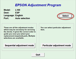 Epson Adjustment 