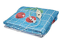 Простынь-грелка электрическая Electric Blanket 150х120см клетка Вишни 511021Vi