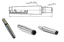 Конус перехідний до свердлильного патрона (з різзю)
