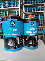 Q-REFINISH 70-250 Лак 2K HS CLEARCOAT 2:1 UV protection 1л + 70-205HN затв. 0,5л