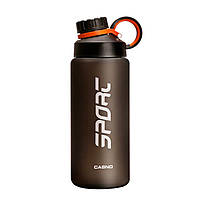 Бутылка для воды спортивная , бутылочка для спорта CASNO 800 мл KXN-1242 Серая r_365
