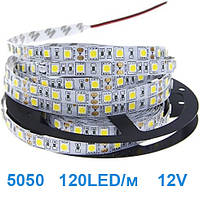 Светодиодная лента 12v, SMD 5050 120 диодов/м, негерметичная IP20