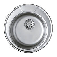 Мойка кухонная HAIBA 490 satin (HB0534) QT, код: 2401724