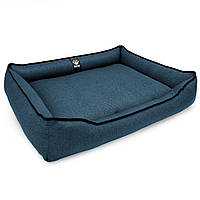 Лежак для собак всех пород EGO Bosyak Рогожка L 90x75 Синий (спальное место для больших собак QT, код: 7635064