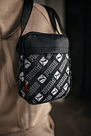Барстека Nike, Чоловіча сумка через плече, Текстова барсетка на три відділення, Брендова сумка пума