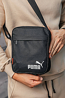 Барстека Puma, Чоловіча сумка через плече Текстильна барсетка на три відділення, Брендова сумка пума