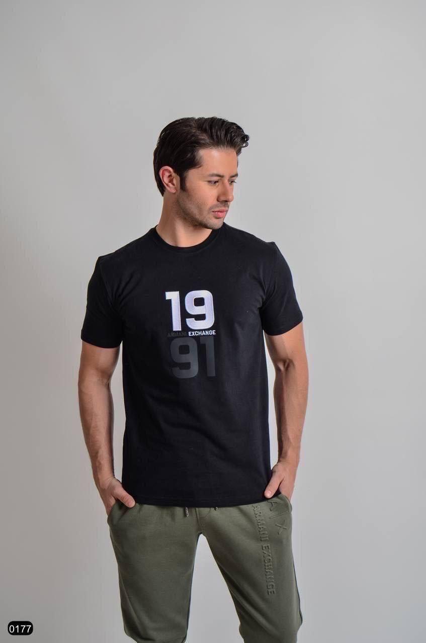 Чоловіча футболка Armani CK7819 чорна