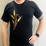 Футболка чорна Колоски 01.20.11, фото 5