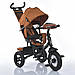 Дитячий триколісний велосипед з батьківською ручкою TURBOTRIKE MT 1006, 5 кольорів, фото 4