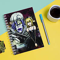 Скетчбук Sketchbook блокнот для рисования с принтом Death Note - Тетрадь смерти А3 Кавун 48 QT, код: 8301421
