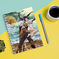 Скетчбук Sketchbook блокнот для рисования с принтом Dungeon ni Deai wo Motomeru no wa Machiga QT, код: 8301446