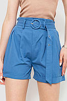 Шорты женские с ремнем и манжетом джинс 214R8818 Ager S-M QT, код: 8225971