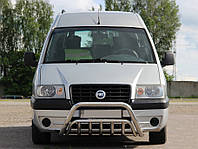 Кенгурятник WT002 (нерж) для Fiat Scudo 1996-2007 гг DOK