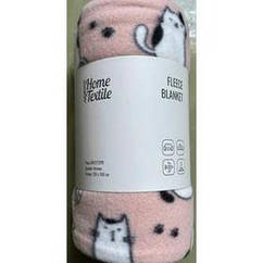 Плед Ardesto Fleece, 130x160 см, 100% поліестер, котики (ART0712PB)