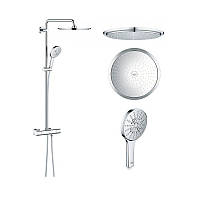 Душевая система с термостатом для настенного монтажа Grohe Rainshower Smartactive 310 (27966001) PRO_45045