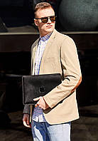 Кожаный чехол для MacBook 13 дюйм Черный Crazy Horse BlankNote QT, код: 8131775