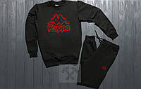 Спортивный хлопковый костюм с капюшоном (Каппа) Kappa для мужчин S XXL