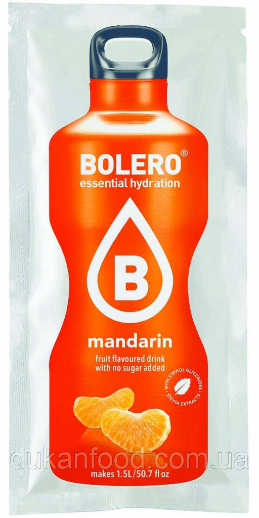Bolero Drinks без цукру МАНДАРИН, 9 г