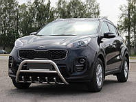 Кенгурятник WT003 (нерж) для Kia Sportage 2015-2021 гг DOK