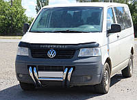 Кенгурятник ST006-03 ноздри (нерж) для Volkswagen T5 Transporter 2003-2010 гг DOK