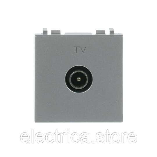 N2250.8 PL Розетка TV M-типу Zenit колір срібло 2CLA225070N1301, фото 1