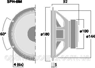 Monacor SPH-6M - фото 3 - id-p402484945