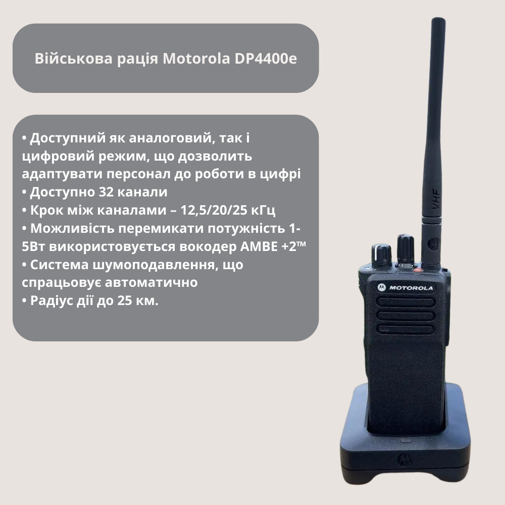 Пристрій зв’язку, рація Моторола DP4400e