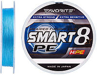 Шнур Favorite Smart PE 8x 150м 0.8 0.153mm 10lb 6.8kg Синий (1013-1693.10.72) QT, код: 8266235