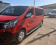 Боковые трубы (2 шт., нерж.) 60 мм, короткая база для Nissan NV300 2016-2024 гг DOK