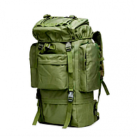 Новинка! Тактический рюкзак A21 70L Мужской рюкзак тактический, походный рюкзак 70л большой Олива