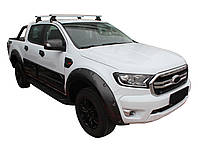 Перемычки на гладкую крышу (2 шт, Asaf V4) для Ford Ranger 2011-2022 гг DOK