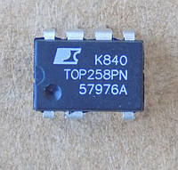 Микросхема Power TOP258PN оригинал, DIP7 (замена для TOP257PN )