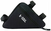 Велосипедная сумка на раму B-Soul 19x18x4 см Черный (S14327 black) ET, код: 7790936