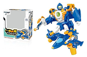 Дитячий ігровий трансформер міні Мач Tobot mini Mach W 968-8 трансформується у літак