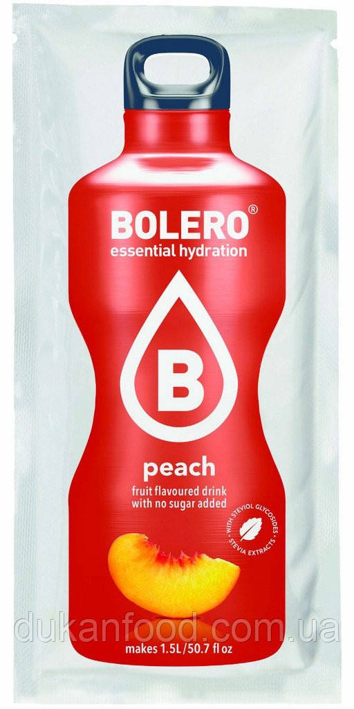 Bolero Drinks без сахара ПЕРСИК, 9 г - фото 1 - id-p402495673