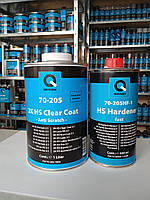 Лак акриловий 2K HS 2:1 ANTI-SCRATCH 1л + затв швидкий 0,5л, Q-REFINISH 70-205