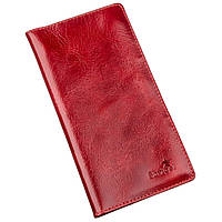 Бумажник женский вертикальный из кожи алькор SHVIGEL 16194 Красный DOK