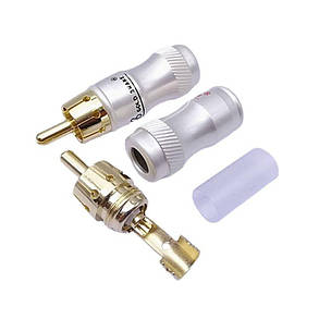 Аудіо/відео штекер, RCA, тюльпан, фото 1