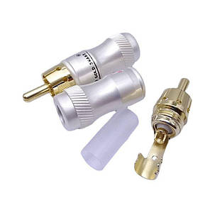 Аудіо/відео штекер, RCA, тюльпан, фото 2