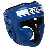 Шолом боксерський із повним захистом CORE BO-4441 розмір S колір чорний XL, Синій