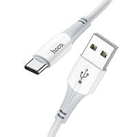 Кабель для зарядки и передачи данных hoco. X70 Ferry USB на Type C ABS TPE 3A 1.0 м 3.28ft Wh IN, код: 7812024