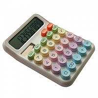 Новинка! Офисный разноцветный калькулятор Karuida KK 2280 Белый